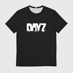 Футболка мужская Dayz logo white, цвет: 3D-принт