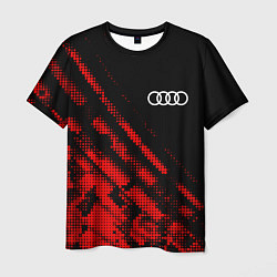 Футболка мужская Audi sport grunge, цвет: 3D-принт