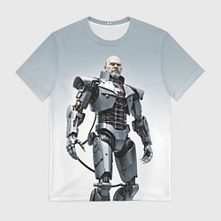 Футболка мужская Cyber Lenin - ai art, цвет: 3D-принт