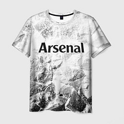 Футболка мужская Arsenal white graphite, цвет: 3D-принт