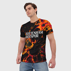 Футболка мужская Tottenham red lava, цвет: 3D-принт — фото 2