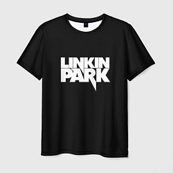 Футболка мужская Lnkin park logo white, цвет: 3D-принт