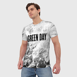 Футболка мужская Green Day white graphite, цвет: 3D-принт — фото 2
