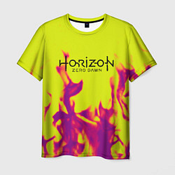 Футболка мужская Horizon: Zero Dawn flame, цвет: 3D-принт