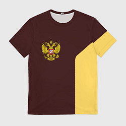 Футболка мужская Россия ретро стиль, цвет: 3D-принт