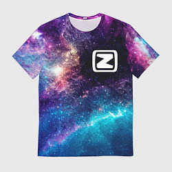 Футболка мужская Zotye space auto, цвет: 3D-принт