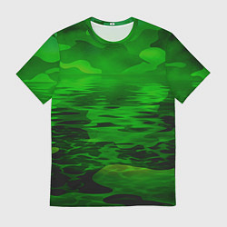 Мужская футболка Камуфляж с водой