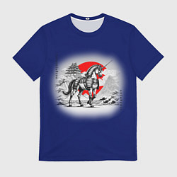 Футболка мужская Японский единорог, цвет: 3D-принт