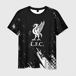 Футболка мужская Liverpool краски фк, цвет: 3D-принт