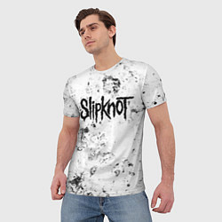 Футболка мужская Slipknot dirty ice, цвет: 3D-принт — фото 2