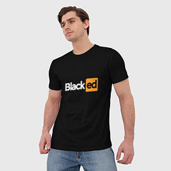 Футболка мужская Blacked, цвет: 3D-принт — фото 2