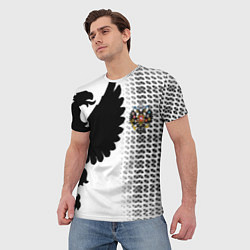 Футболка мужская Россия имперский герб, цвет: 3D-принт — фото 2