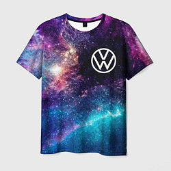 Футболка мужская Volkswagen space auto, цвет: 3D-принт