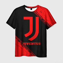 Футболка мужская Juventus - red gradient, цвет: 3D-принт