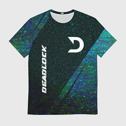 Мужская футболка Deadlock glitch blue