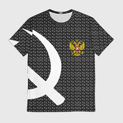 Мужская футболка Россия паттерн ссср