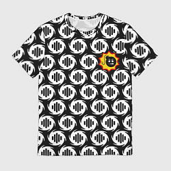 Мужская футболка Serious Sam logo pattern