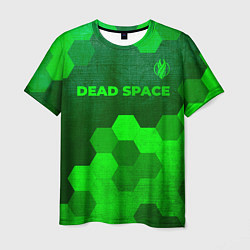 Футболка мужская Dead Space - green gradient посередине, цвет: 3D-принт