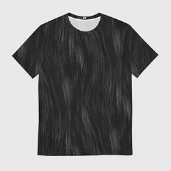 Мужская футболка Мех чёрной кошки