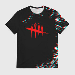 Футболка мужская Dead by daylight глитч, цвет: 3D-принт