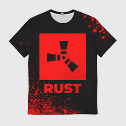 Футболка мужская Rust - red gradient, цвет: 3D-принт