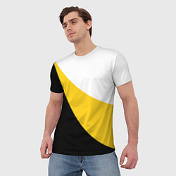 Футболка мужская Мы русские с нами Бог большой крест, цвет: 3D-принт — фото 2