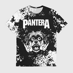 Футболка мужская Pantera рок пес, цвет: 3D-принт