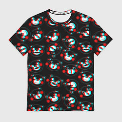 Мужская футболка Монокума глитч