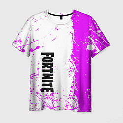 Мужская футболка Fortnite pink color