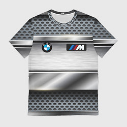 Мужская футболка BMW metal texture