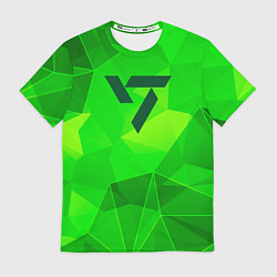 Футболка мужская Seventeen green poly, цвет: 3D-принт