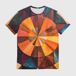 Мужская футболка Круговая мозайка
