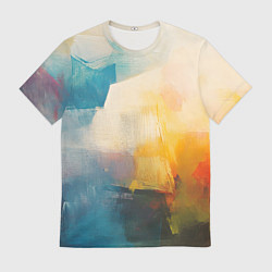 Мужская футболка Живопись мазками