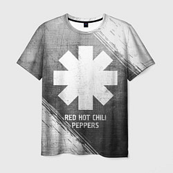 Футболка мужская Red Hot Chili Peppers - grey gradient, цвет: 3D-принт