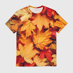 Мужская футболка Осенние кленовые листья