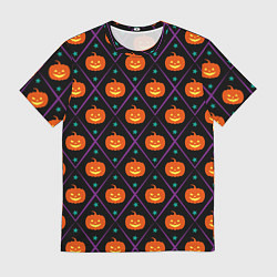Мужская футболка Звёздные тыквы