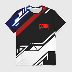 Мужская футболка Doom steel geometry