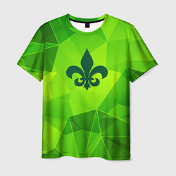 Футболка мужская Saints Row green poly, цвет: 3D-принт