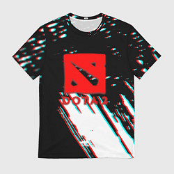Футболка мужская Dota 2 glitch color, цвет: 3D-принт