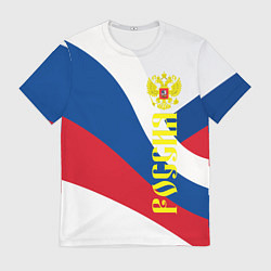 Мужская футболка Флаг России, паттерн