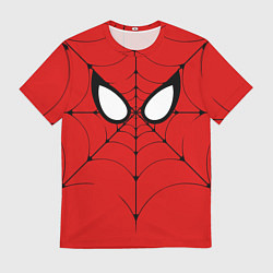 Футболка мужская Человек-паук глаза, цвет: 3D-принт