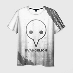 Футболка мужская Evangelion - white gradient, цвет: 3D-принт