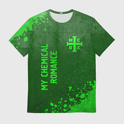 Футболка мужская My Chemical Romance - green gradient вертикально, цвет: 3D-принт
