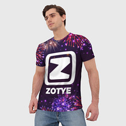 Футболка мужская Праздничный Zotye, цвет: 3D-принт — фото 2