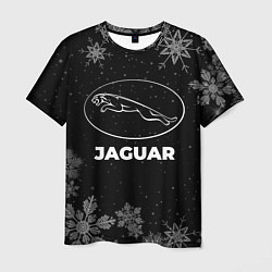 Футболка мужская Снежный Jaguar, цвет: 3D-принт