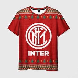 Футболка мужская Inter new year, цвет: 3D-принт