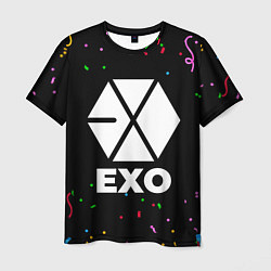 Футболка мужская Exo конфети, цвет: 3D-принт
