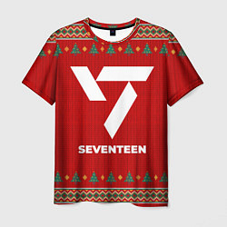 Футболка мужская Seventeen new year, цвет: 3D-принт