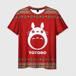 Футболка мужская Totoro new year, цвет: 3D-принт