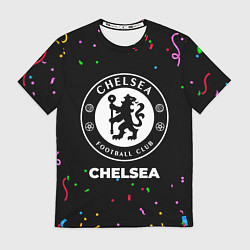 Футболка мужская Chelsea конфети, цвет: 3D-принт
